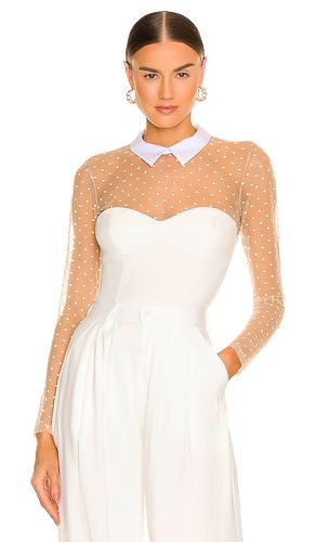 BODY AVEC TULLE À POIS COLLARED en . Taille L. Also en M, S, XL, XS - fleur du mal - Modalova