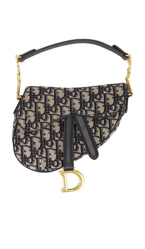 Dior Trotter Oblique Mini Saddle Bag in - FWRD Renew - Modalova