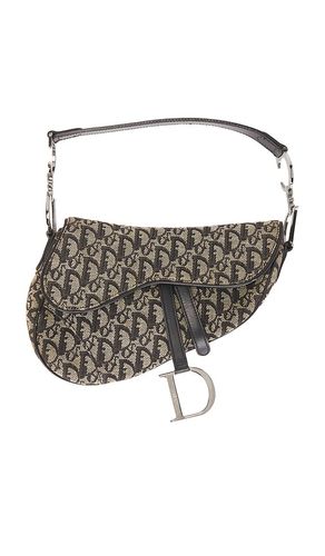 Dior Trotter Oblique Saddle Bag in - FWRD Renew - Modalova