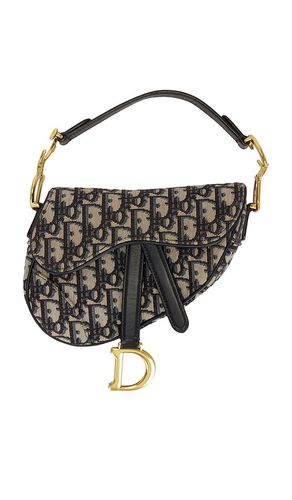 Dior Trotter Oblique Saddle Bag in - FWRD Renew - Modalova