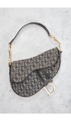 Dior Trotter Oblique Saddle Bag in - FWRD Renew - Modalova