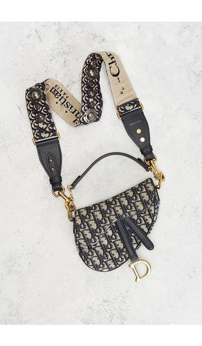 Dior Trotter Oblique Mini Saddle Bag in - FWRD Renew - Modalova