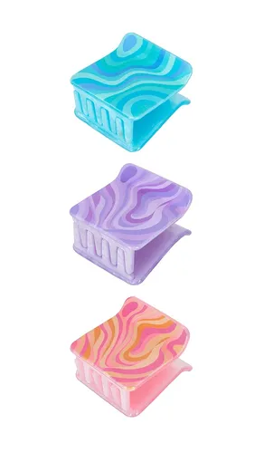Groovy Gal Hair Clip Set in - Frasier Sterling - Modalova