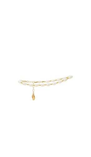 X For Love & Lemons Newport Anklet in - Frasier Sterling - Modalova