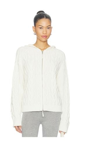 SWEAT À CAPUCHE SALEM CABLE KNIT OVERSIZED ZIP UP en . Taille L. Also en M, S, XS, XXS - Frankies Bikinis - Modalova