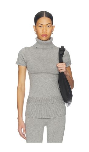 Jasmine Cloud Knit Short Sleeve Turtleneck Top en . Taille S. Also en - Frankies Bikinis - Modalova