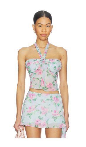 Maribel Chiffon Halter Top in . Size L. Also in M, S, XS, XXS - Frankies Bikinis - Modalova