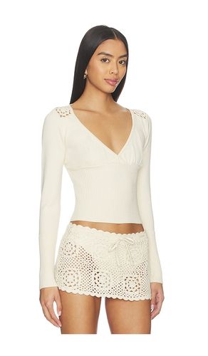 Arlo Cloud Knit Long Sleeve Shirt in . Size M. Also in S, XS - Frankies Bikinis - Modalova