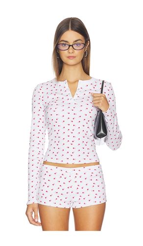Amora Cotton Long Sleeve Shirt in . Size S. Also in XS - Frankies Bikinis - Modalova