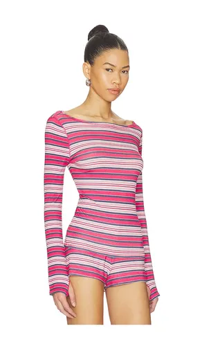 X JENNIE Sophie Lightweight Jersey Long Sleeve Top en . Taille L. Also en XS - Frankies Bikinis - Modalova