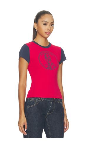 Eva Cotton Ribbed Tee Shirt in . Size L. Also in M, S, XL, XS, XXS - Frankies Bikinis - Modalova