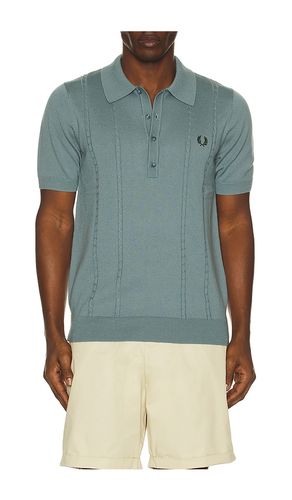 POLO CABLE KNIT en . Taille S. Also en XL/1X - Fred Perry - Modalova