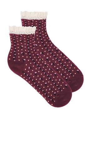 CHAUSSETTES COURTES MAILLE GAUFRÉE ROSEBUD in - Free People - Modalova