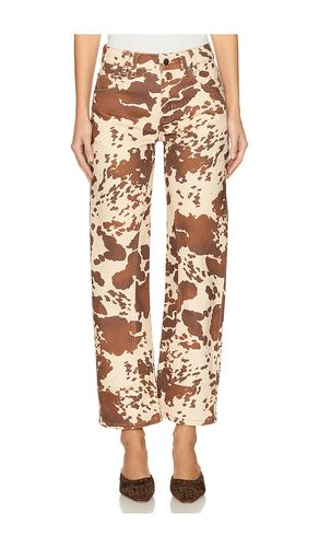 JEAN IMPRIMÉ JAMBES LARGES RISK TAKER in . Size 26 - Free People - Modalova