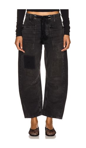 Moxie Low Slung Pull On Barrel Wide Leg in . Size 25, 26, 27, 28, 29, 30, 31, 32 - Free People - Modalova