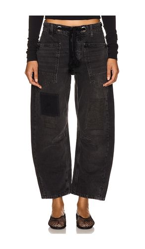 Moxie Low Slung Pull On Barrel Wide Leg in . Size 25, 26, 28, 29 - Free People - Modalova