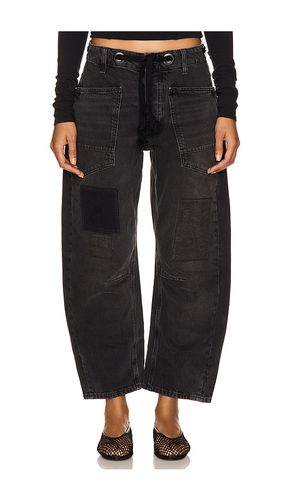 Moxie Low Slung Pull On Barrel Wide Leg in . Size 26, 27, 28, 30, 31 - Free People - Modalova