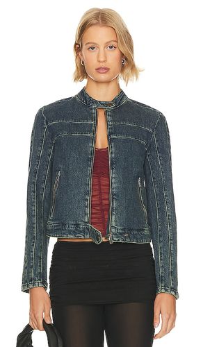 BLOUSON MOTARD DENIM WE THE FREE FAST LANE in . Size XS - Free People - Modalova