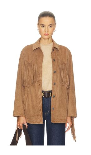 X REVOLVE Fringe Out Faux Suede Shacket in . Size M. Also in XL - Free People - Modalova