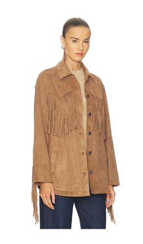X REVOLVE Fringe Out Faux Suede Shacket in . Size M. Also in XL - Free People - Modalova