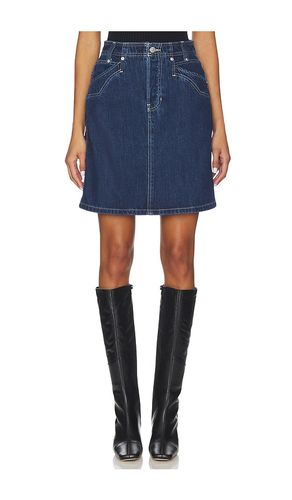 X We The Free Suzy Denim Midi Skirt In Deep Ocean in . Size 26. Also in - Free People - Modalova