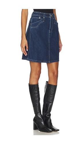 X We The Free Suzy Denim Midi Skirt In Deep Ocean in . Size 26. Also in - Free People - Modalova
