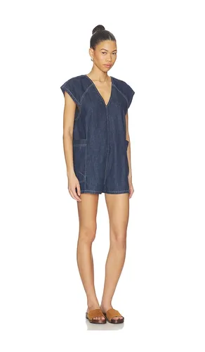 X We The Free Free Fall Denim Romper in . Size M. Also in S, XS - Free People - Modalova