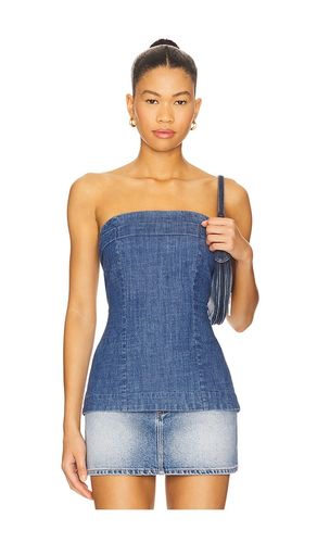 Lora Denim Tube Top in . Size L. Also in S, XS - Free People - Modalova