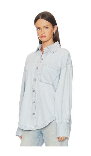 X We The Free Ashley Denim Shirt In Classic in . Size M. Also in - Free People - Modalova