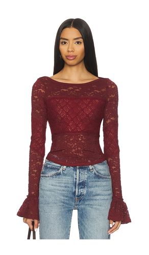 TOP MANCHES LONGUES EN DENTELLE en . Taille M. Also en XS - Free People - Modalova