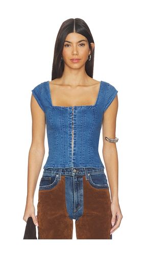 Marilyn Denim Corset in . Size L. Also in M, S, XL, XS - Free People - Modalova