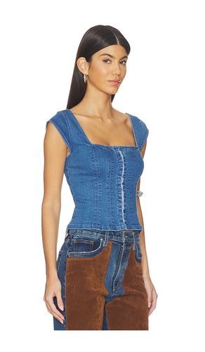 Marilyn Denim Corset in . Size L. Also in M, S, XL, XS - Free People - Modalova