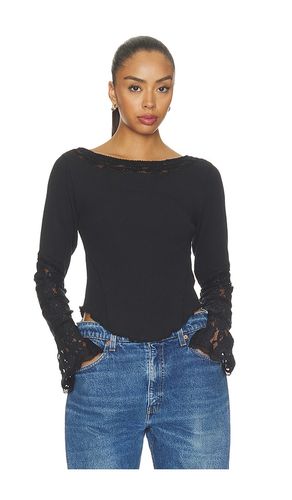 TOP À POIGNETS EN DENTELLE AMBER en . Taille XS. Also en S, M, L - Free People - Modalova