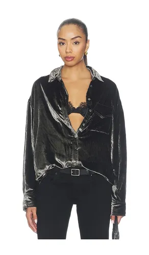 X We The Free Alexi Solid Velvet Shirt en . Taille L. Also en M, S, XS - Free People - Modalova