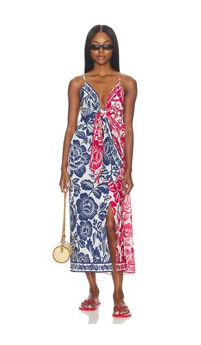 Cashew And Birds Long Dress in ,. Size M. Also in S, XS - FARM Rio - Modalova