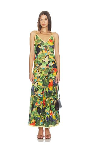 Bird Leaves Long Dress in . Size M. Also in S - FARM Rio - Modalova