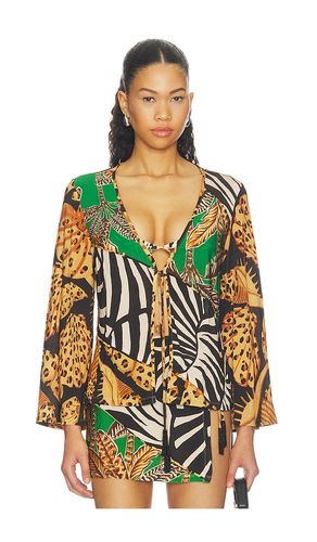 Open Front Blouse in . Size L. Also in M, S, XS - FARM Rio - Modalova