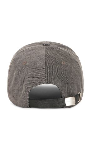 Denim Spliced Baseball Cap in - Feng Chen Wang - Modalova