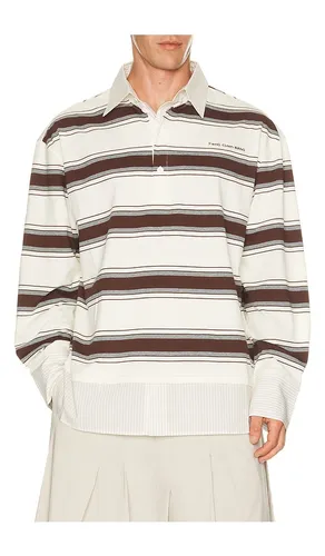 Decontructed Long Sleeve Polo en . Taille S. Also en M, L, XL/1X - Feng Chen Wang - Modalova