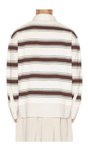 Decontructed Long Sleeve Polo en . Taille S. Also en M, L, XL/1X - Feng Chen Wang - Modalova