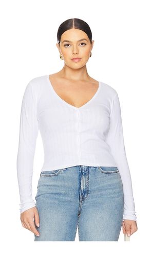 Cotton Pointelle Cardigan in . Size 4X. Also in 5X - Good American - Modalova