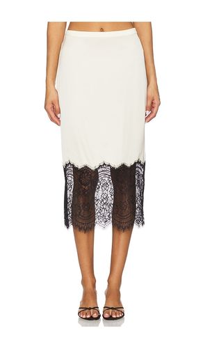 Satin Lace Slip Midi Skirt in ,. Size M. Also in XXXXL/4X - Good American - Modalova