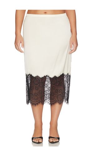 Satin Lace Slip Midi Skirt in ,. Size M. Also in XXXXL/4X - Good American - Modalova