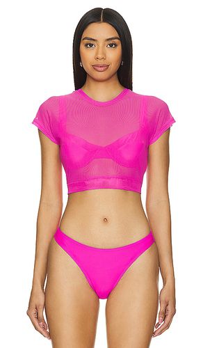 T-SHIRT CROPPED EN MESH in . Size S, XL, XS - Good American - Modalova