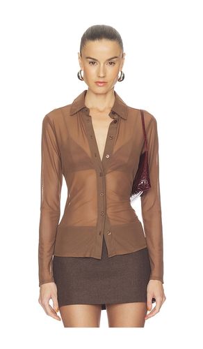 Mesh Button Up Top en . Taille XS. Also en S, M - Good American - Modalova