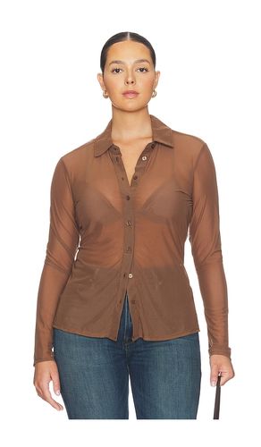 Mesh Button Up Top en . Taille M. Also en S - Good American - Modalova