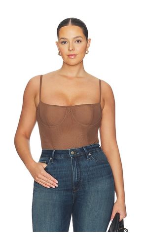 Mesh Bustier Bodysuit Top en . Taille L. Also en - Good American - Modalova