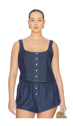 Denim Button Front Tank Top en . Taille L. Also en M, S, XL, XS, XXL - Good American - Modalova