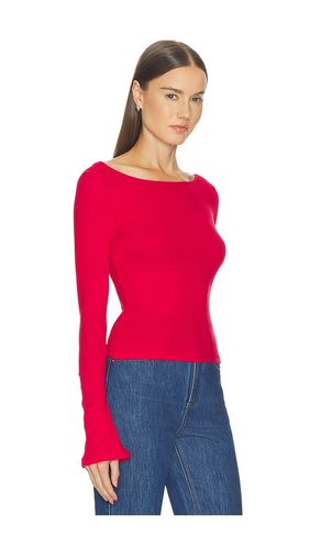 The Rib Scoop Boatneck Top en . Taille L. Also en M, S, XL - Good American - Modalova