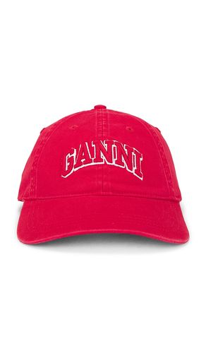 Ganni CASQUETTE in Red - Ganni - Modalova